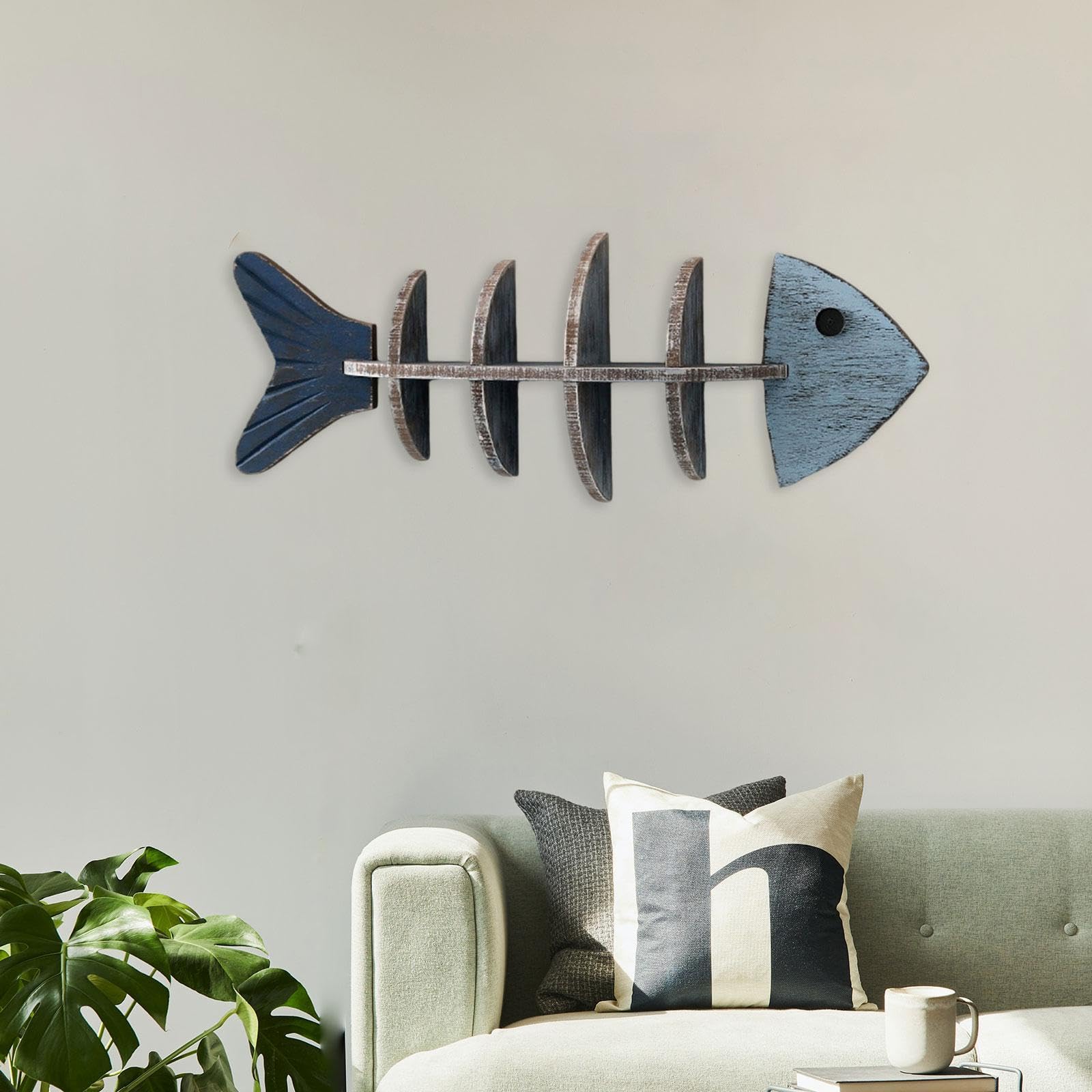 ウォールデコレーション 3D 装飾 プラーク＆プラーク 壁掛け棚 地中海